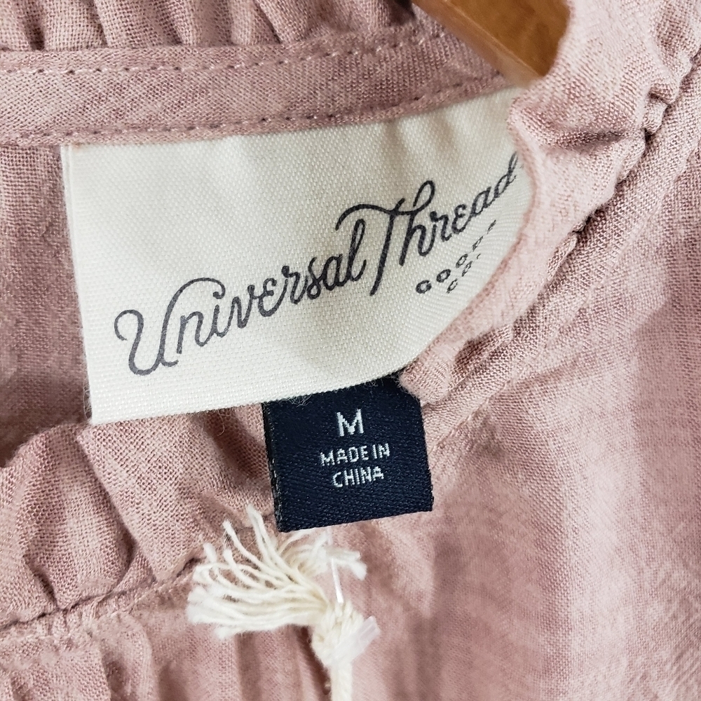 Universal Thread Ruffle Long Sleeve Blouse M NEW NWT - Picture 8 of 10